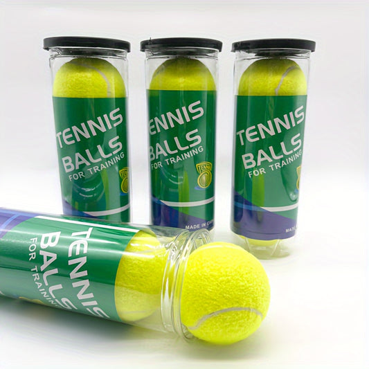 3pcs High Elasticity Training Rubber Tennis Balls