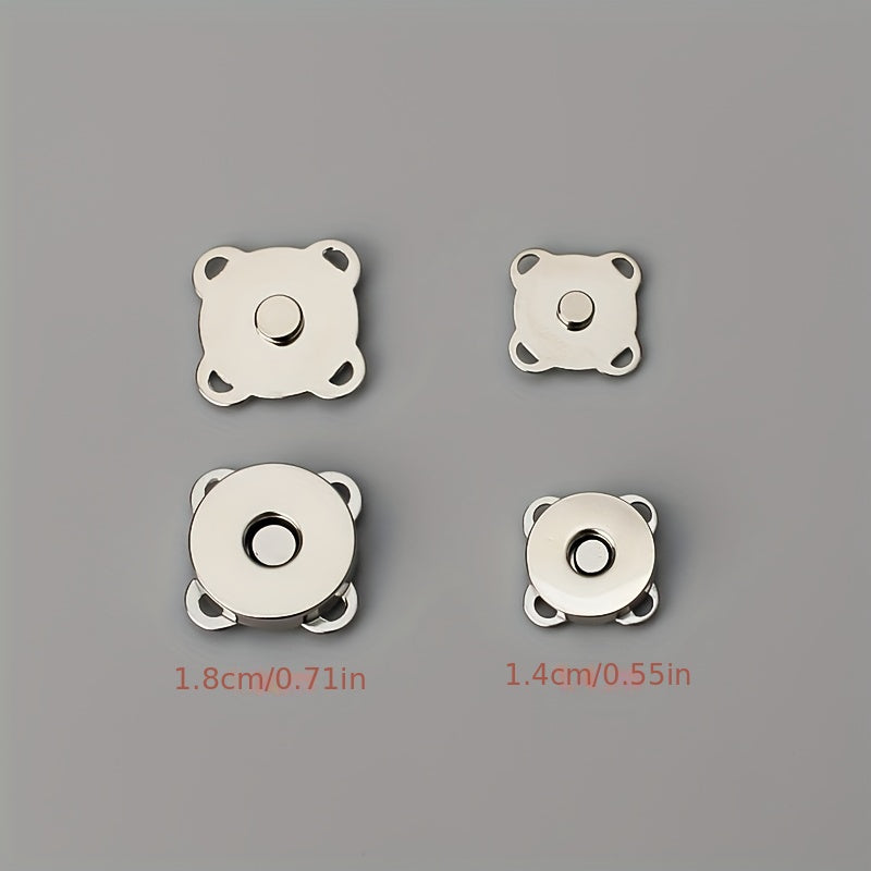 5 Pairs Magnetic Buckle Coat Bag Magnet Buckle DIY Clothing Accessories