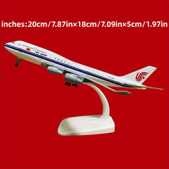 Alloy Passenger Plane Model International 747-400 with Landing Gear