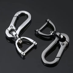 Men's Metal Car Key Chain Horseshoe Buckle Waist Lock Key Chain