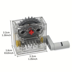 ABS Gear Box Set 18pcs Building Blocks Accessories for 3648 4716 33299
