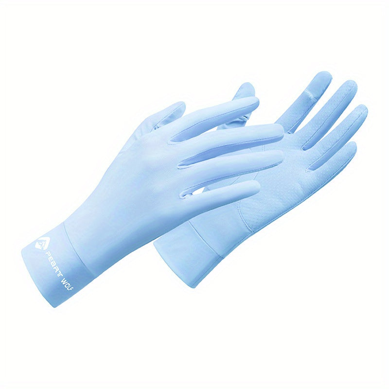 Sunscreen Gloves Thin Breathable Full Finger UV Protection Gloves