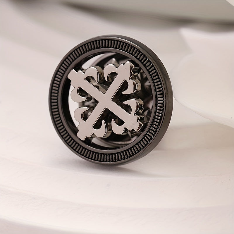 Men's Metal Suit Brooch Shirt Dress Brooch