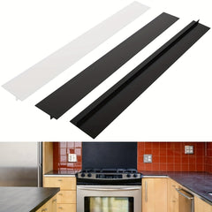 2pcs Silicone Gap Strip Stove Counter Sealing Strip Kitchen Accessory