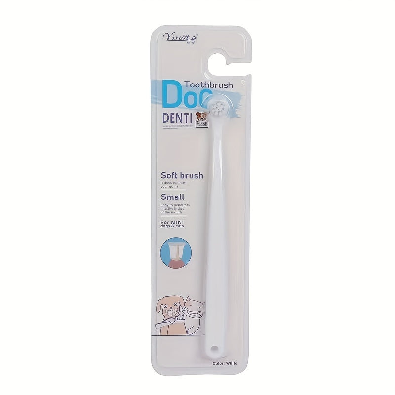 Dog Toothbrush for Pet Teeth Cleaning