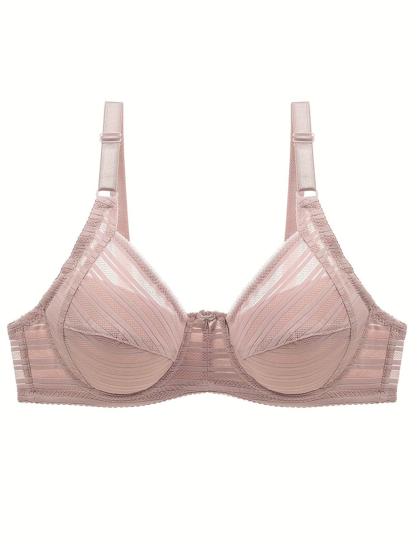Solid Push Up Bra Comfy & Breathable Everyday Bra Women's Lingerie