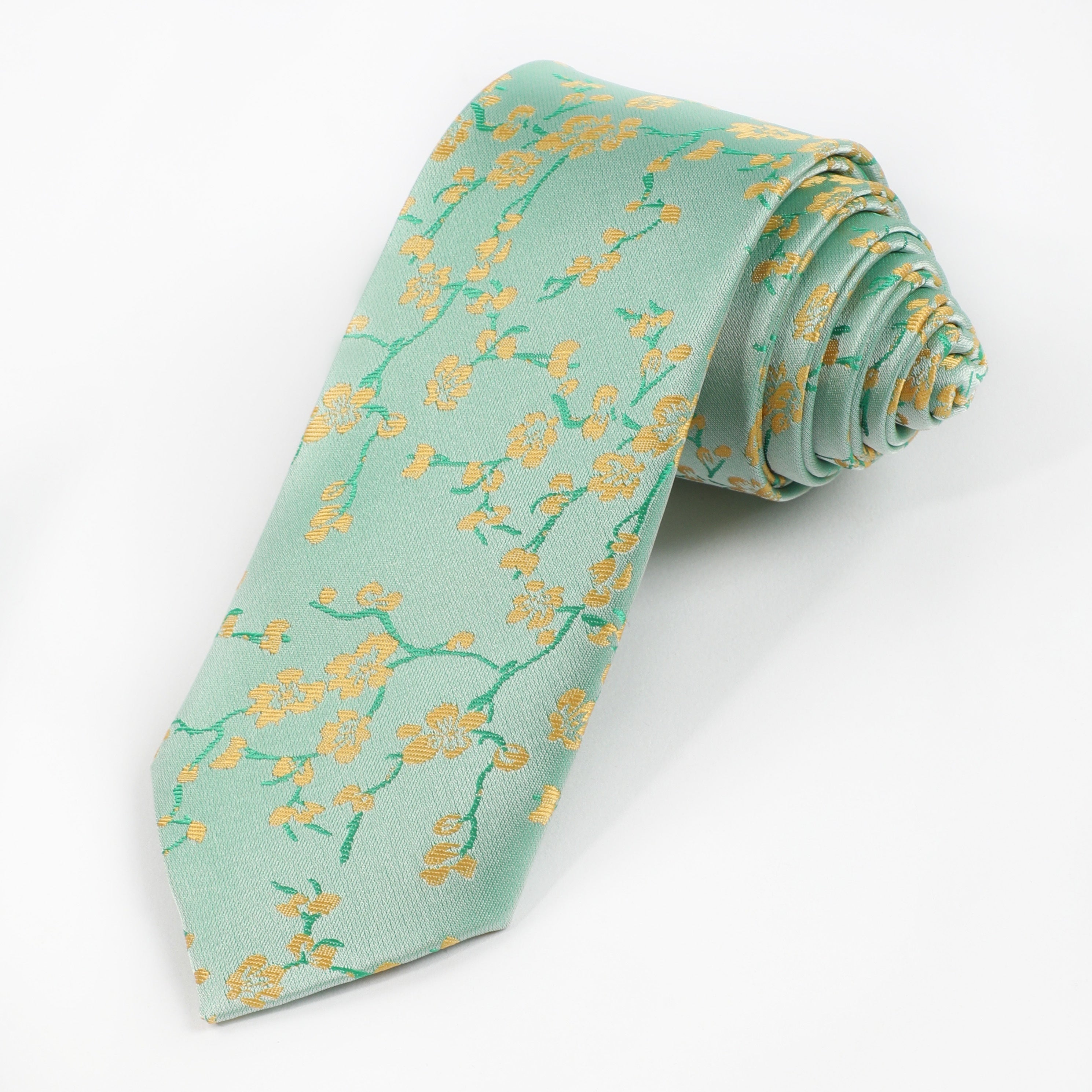 Men's Casual Business Floral Pattern Tie for Husband Boyfriends Birthday