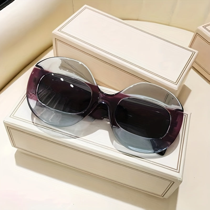 Wrap Around Sunglasses For Women Men Wide Temple Glasses UV Blocking