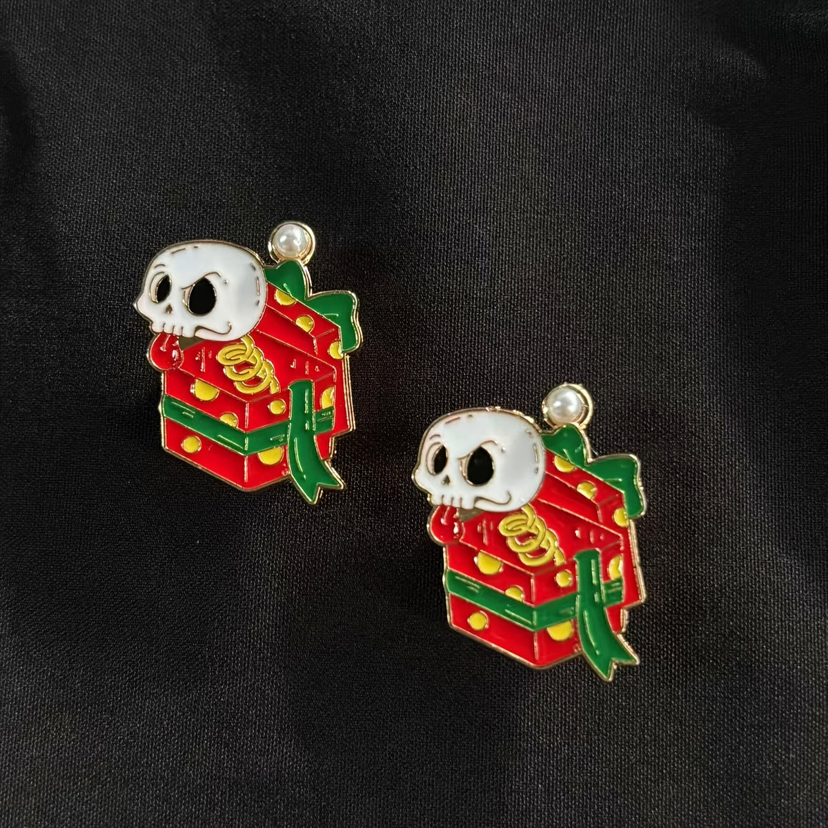 2pcs Halloween Spider Pumpkin Shirt Buttons Set