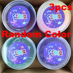 3pcs Crystal Slime Set - Stretchable Dazzling Slime for Boys & Girls