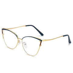 Women Cat Eye Glasses Frame Stylish Clear Lens Eyewear