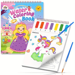 Magic Water Coloring Book Princess Theme