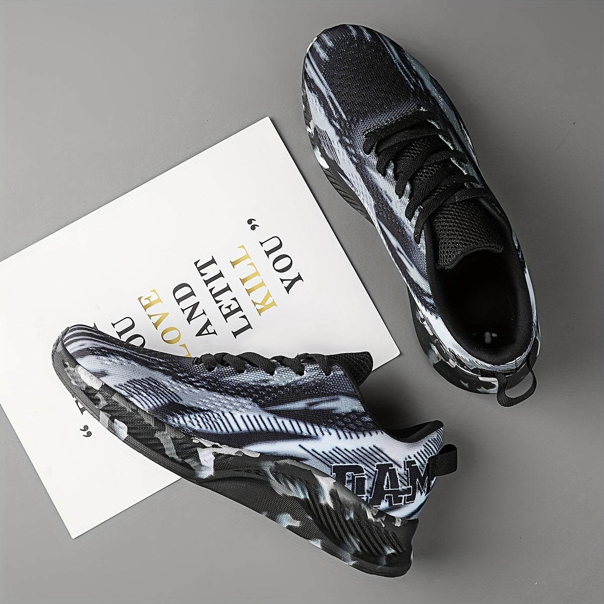 Men's Lightweight Casual Shoes Breathable Non Slip Sneakers