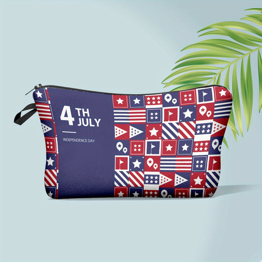 Independence Theme Makeup Bag Toiletry Bag Clutch Bag