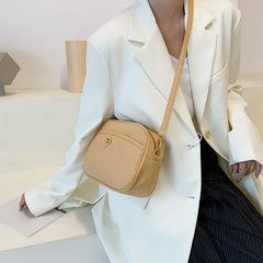 Vintage PU Leather Women's Shoulder Bag Casual Crossbody Lady Diagonal Package