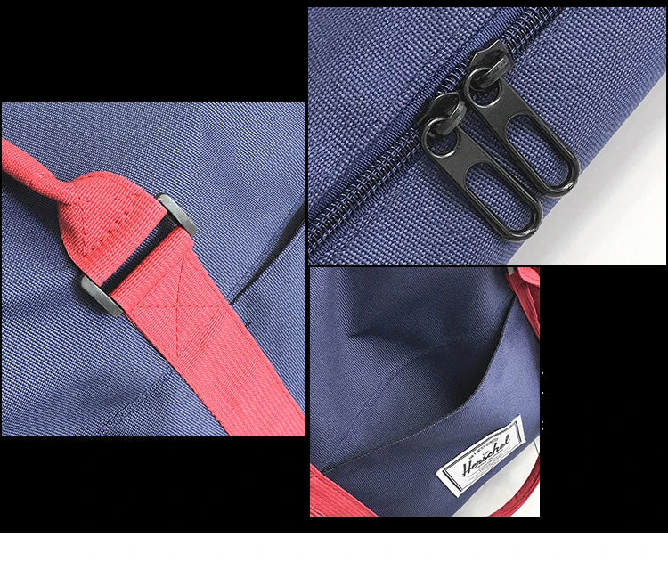 Women Leisure Canvas Travel Bag Large Capacity Waterproof Tote Handbag