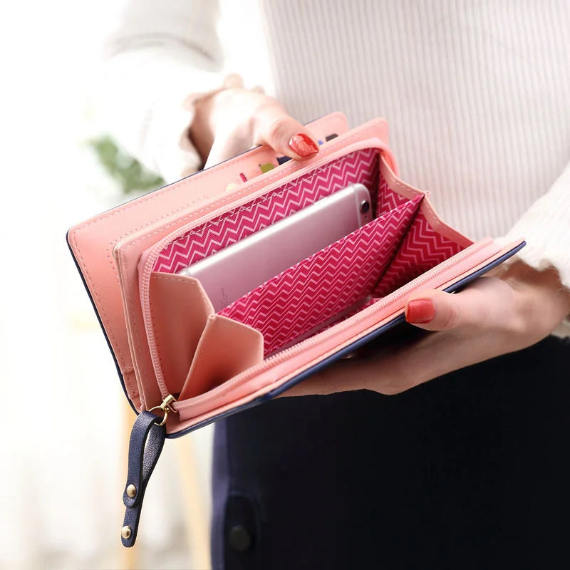 Long Cat Large Capacity Zipper Wallet for Women