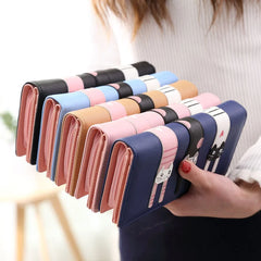 Long Cat Large Capacity Zipper Wallet for Women