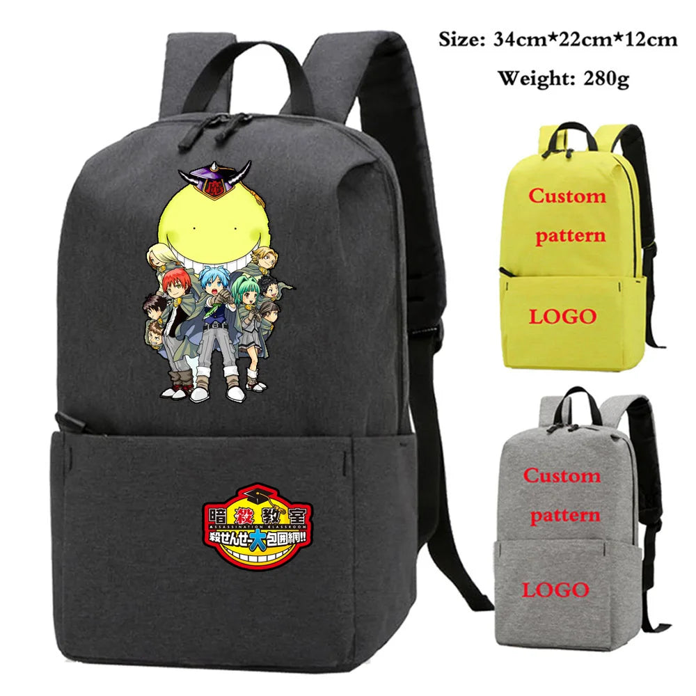 Assassination Classroom Backpack School Bags Men Women Nylon Teens Laptop Bag