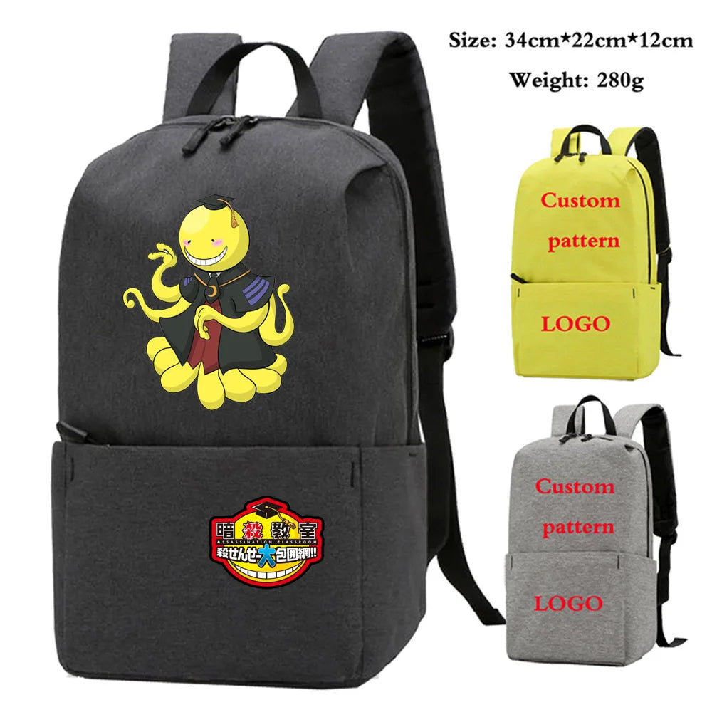 Assassination Classroom Backpack School Bags Men Women Nylon Teens Laptop Bag