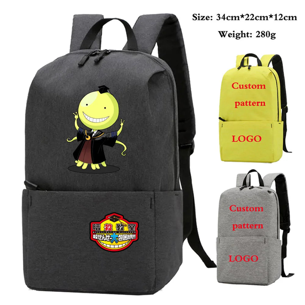 Assassination Classroom Backpack School Bags Men Women Nylon Teens Laptop Bag