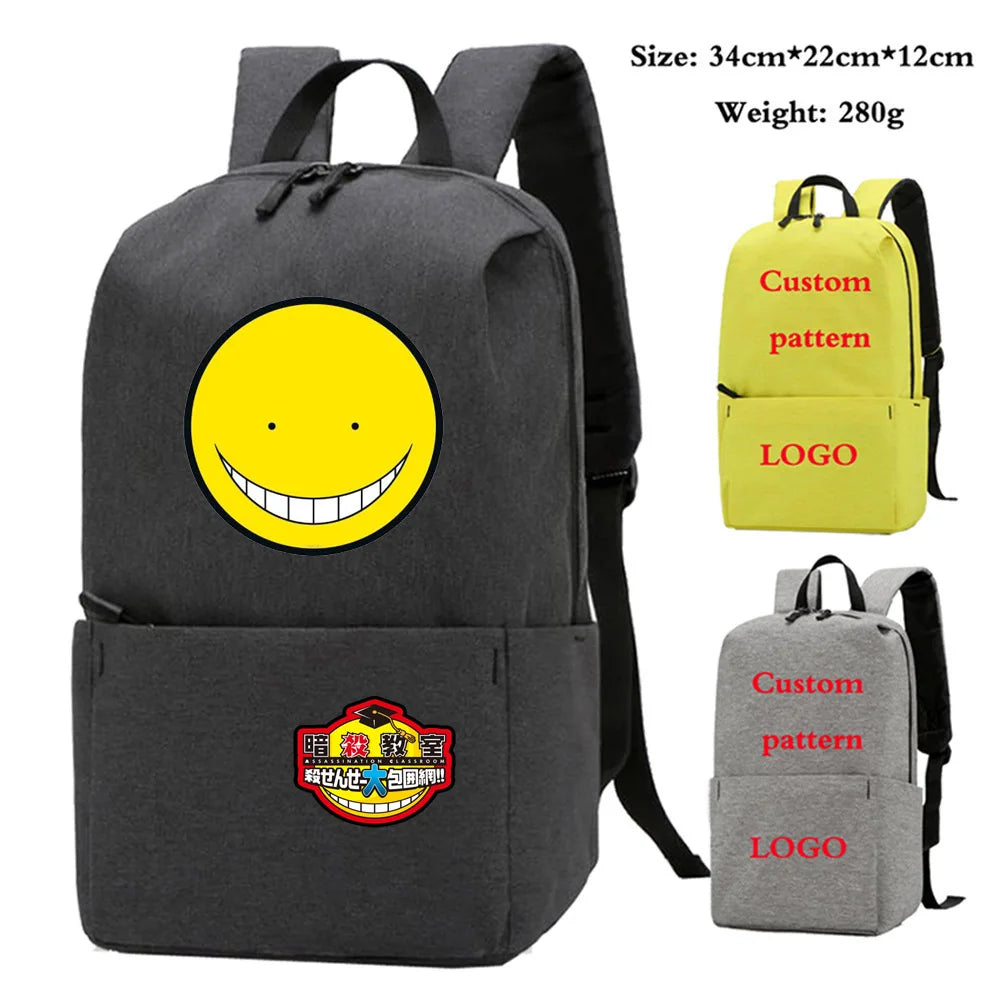 Assassination Classroom Backpack School Bags Men Women Nylon Teens Laptop Bag