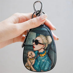 Cartoon Women Key Bag Car Leather Key Wallets Key Case