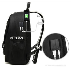 Reflective Waterproof Backpack with USB Charging Port
