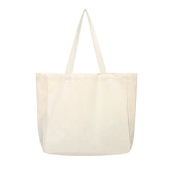 Cotton Canvas Women Shoulder Bag Grocery Foldable Eco Handbags
