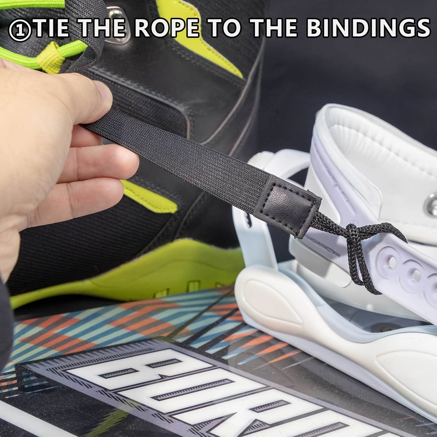 Snowboard Leash Anti Breakage Rope Tie