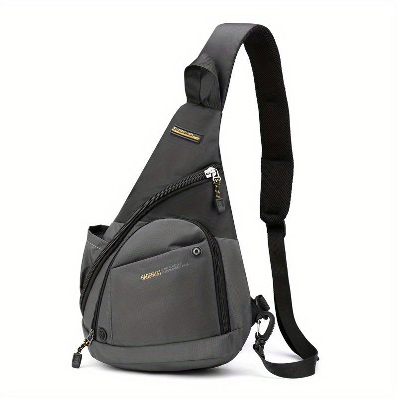 Men's Water Resistant Crossbody Bag for Outdoor Travel