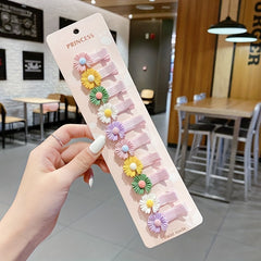 10pcs Children's Hairpin Girls Hair Clip Set