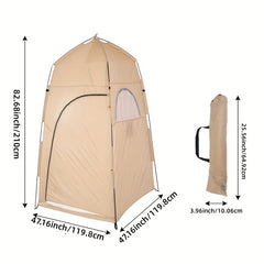Portable Outdoor Bathing Tent with Shower Mask for Camping Fishing Beach