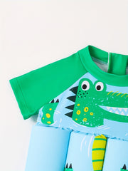 Kids Buoyancy Swimsuit - Cartoon Pattern