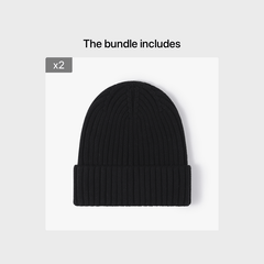 Men's Winter Knitted Cuffed Beanie Hat Ear Protection