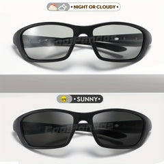 CoolPandas Outdoor Sport Cycling Driving Fishing Photochromic Sunglasses Men