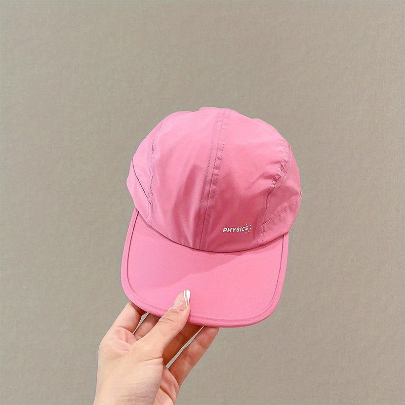 Quick Dry Peaked Cap Sun Protection Baseball Cap For Girls