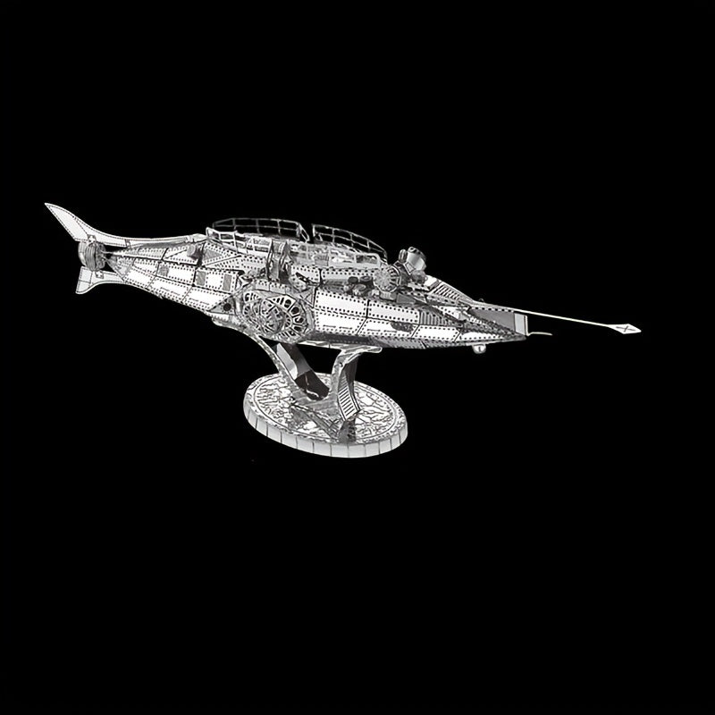 3D Metal Jigsaw Puzzle Model DIY Boat Military Series Birthday Gift