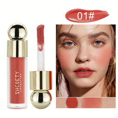 Matte Liquid Blush Lipstick Lip Glaze Blush Dual Purpose Liquid
