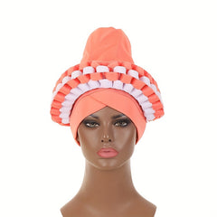 Double Braided Turban Cap Beanie Elastic Bonnet Head Wrap Hijab Hat Women