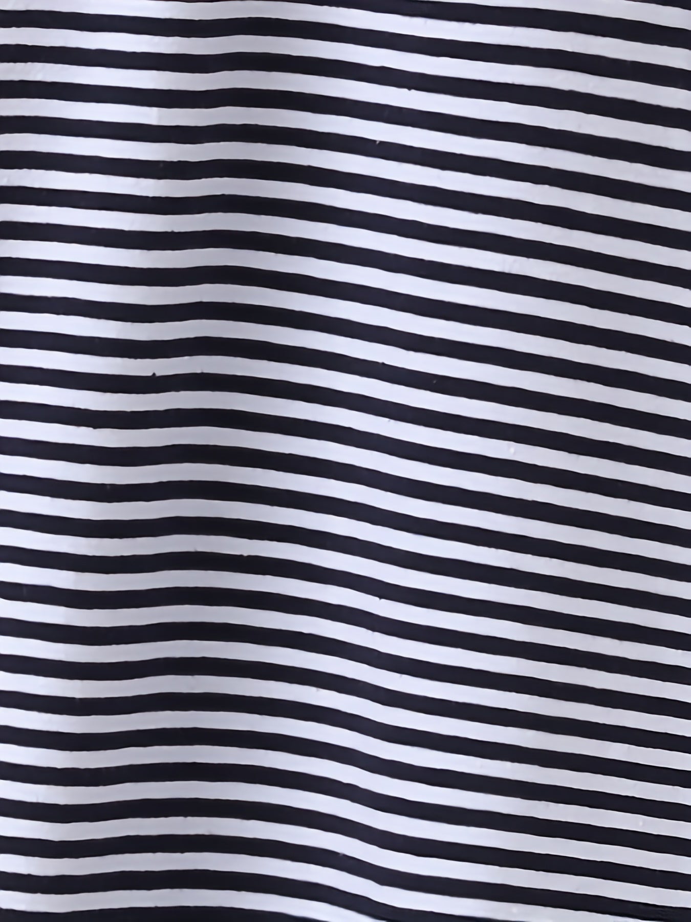 Girls Striped Print Graphic Dress For Summer