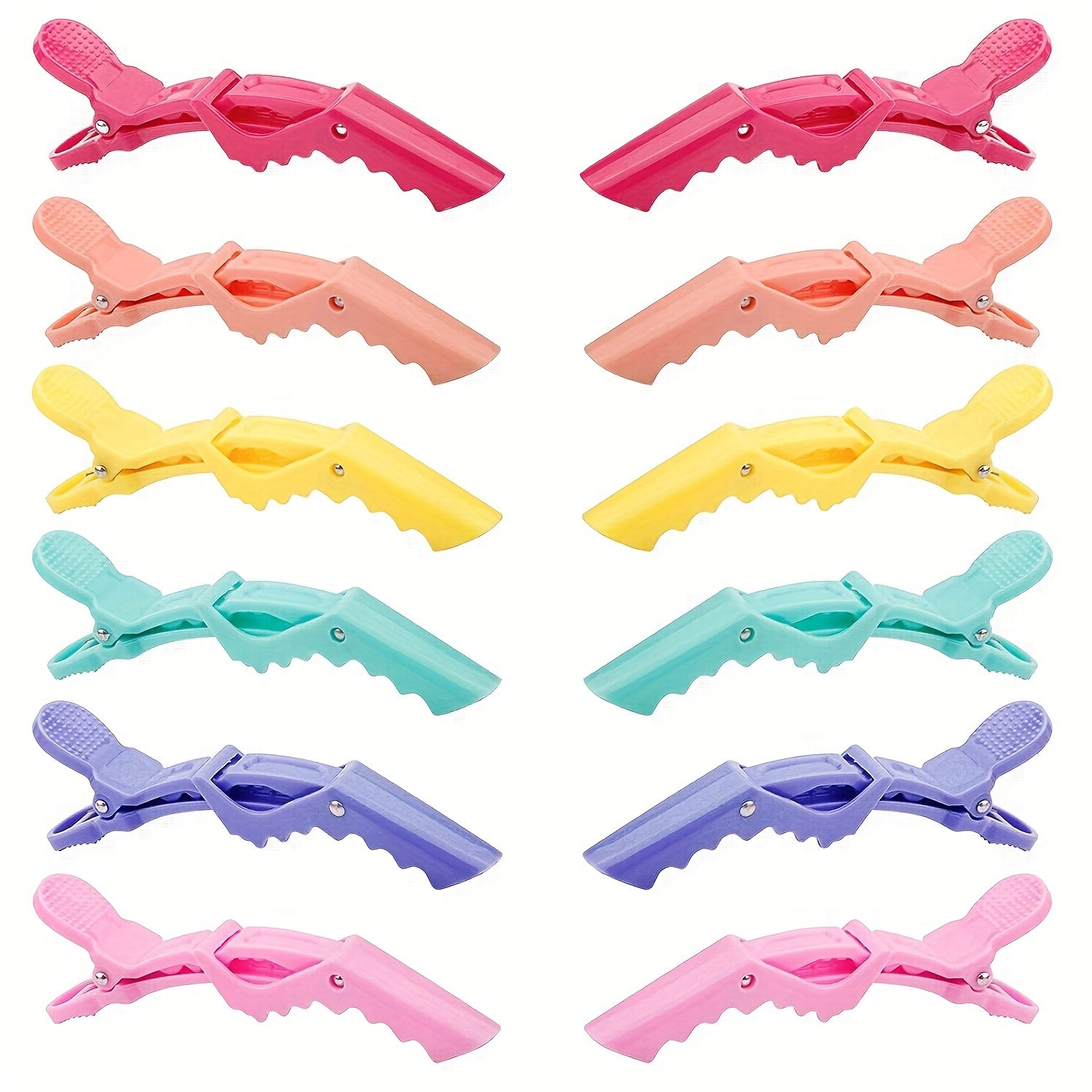 12pcs Solid Hair Clip Salon Hair Styler Hair Styling Tools Hair Accessories