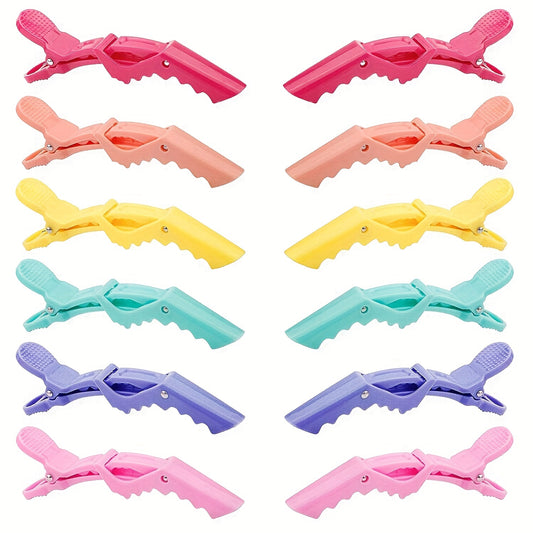 12pcs Solid Hair Clip Salon Hair Styler Hair Styling Tools Hair Accessories
