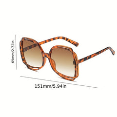 Y2K Oversized Hollow Sunglasses UV400