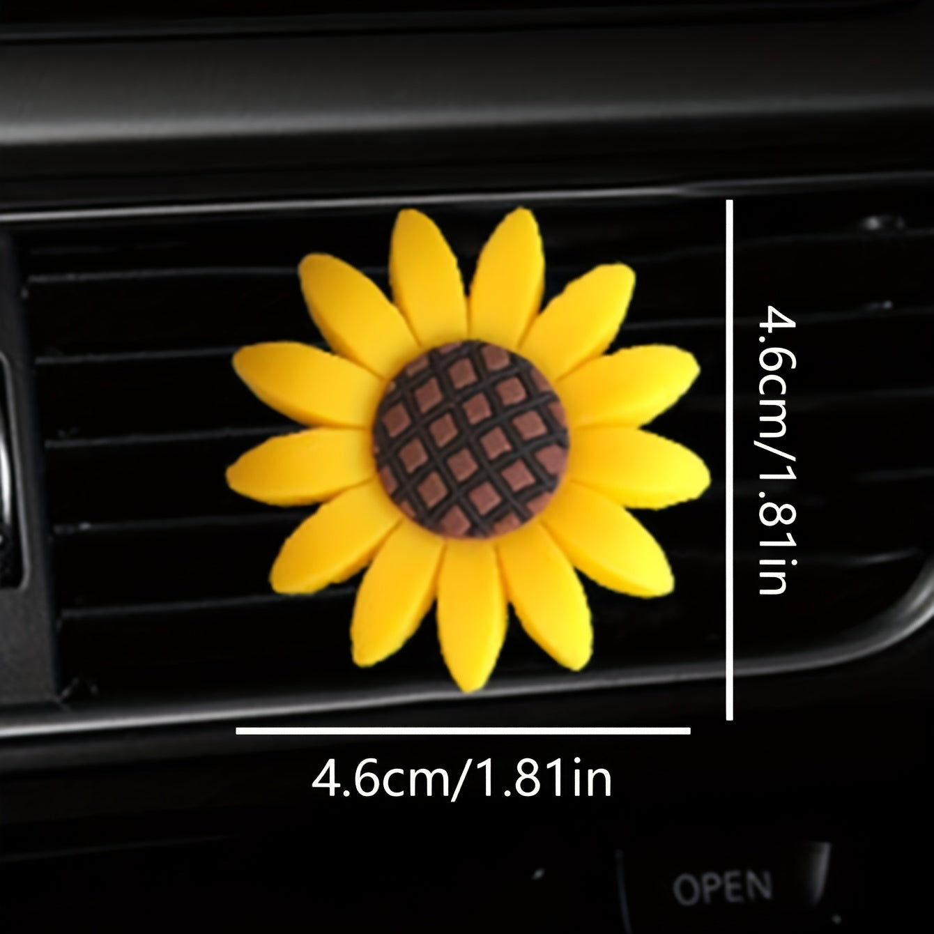 Sunflower Car Aromatherapy Clip with Tablets