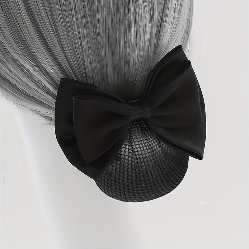 10pcs Bow Hair Satin Ribbon Hair Clips for Girls