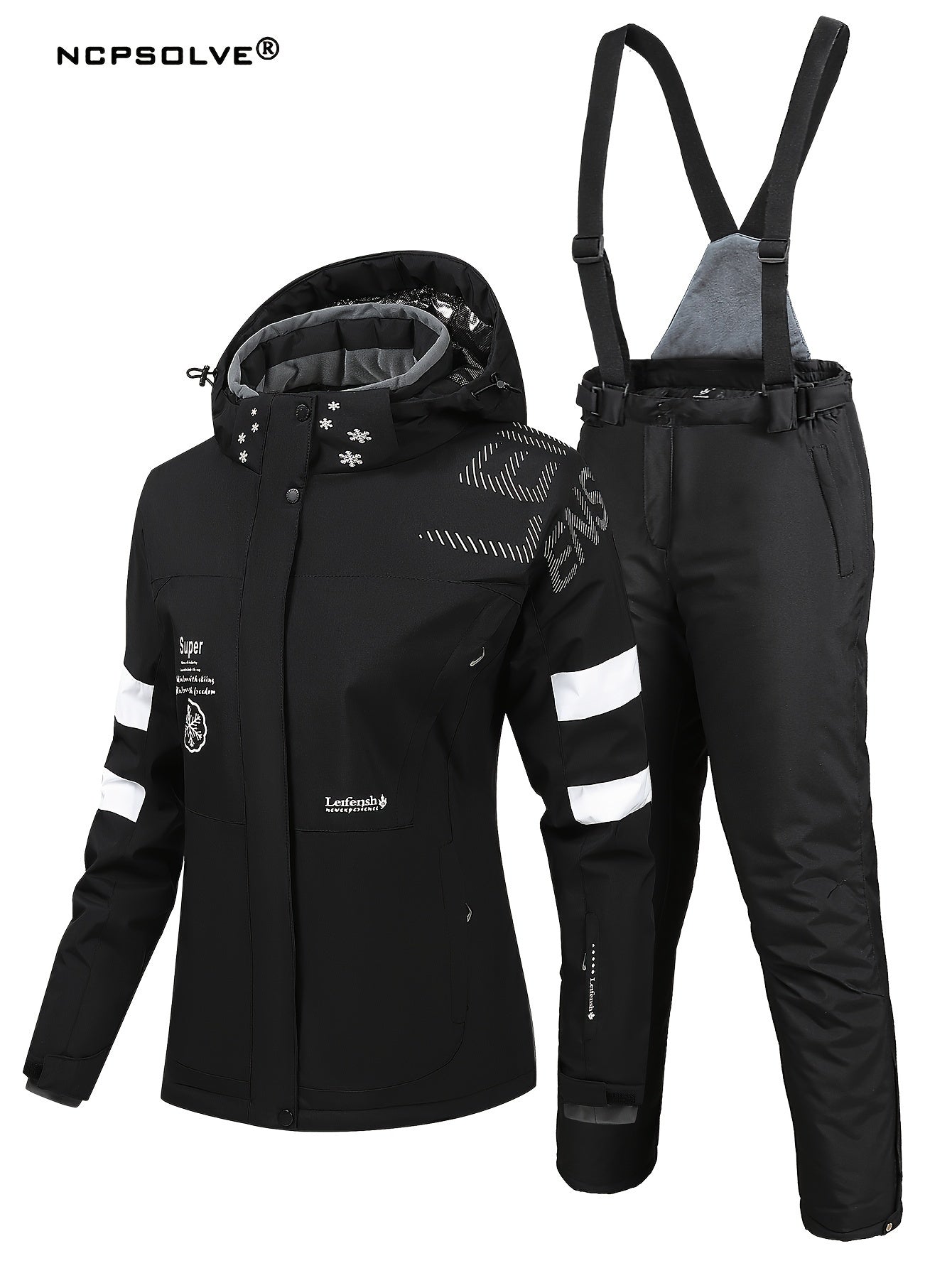 Women's Windproof Ski Set Jacket & Trouser Activewear