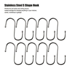 Stainless Steel S Hook Hanger Bathroom Bedroom Accessories