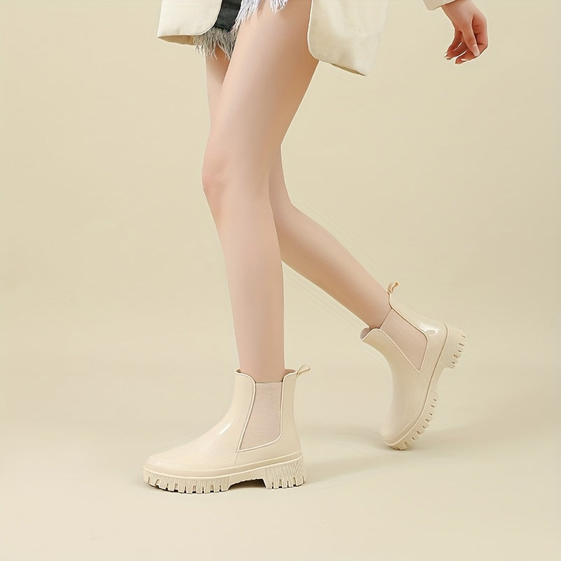 Women's Thick Bottom Waterproof Rain Boots