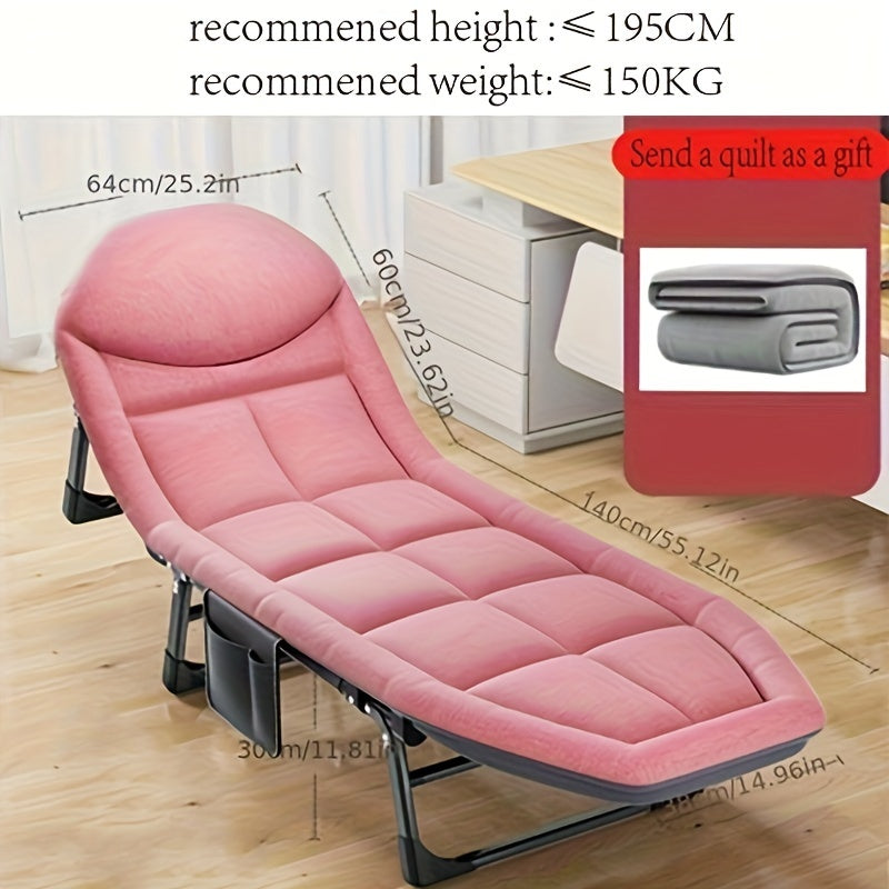 Portable Folding Bed for Outdoor Leisure Office Lunch Break